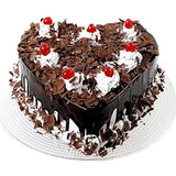 Sweetheart Blossoms Roses bouquet with Black Forest Cake