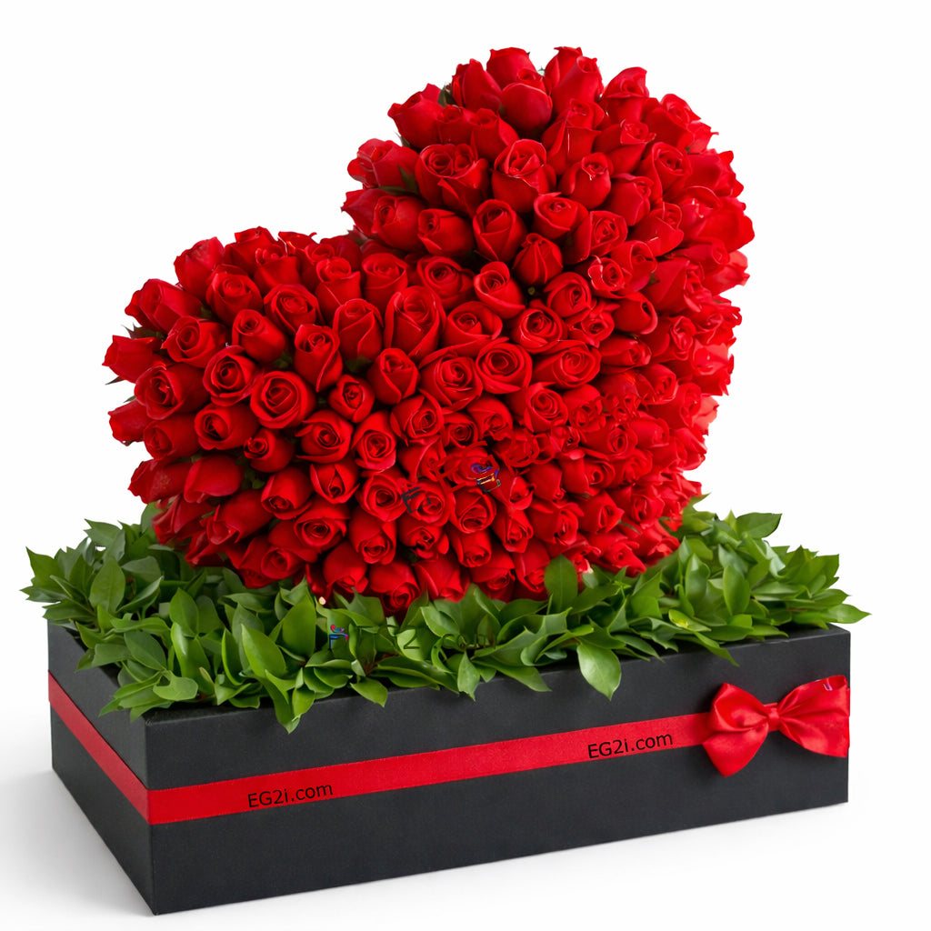  Rose of My Heart Red Roses heart shape Arrangement