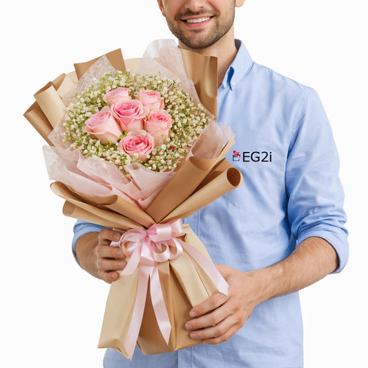 Pure Romance Roses Hand Bouquet