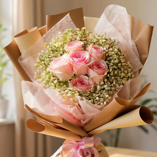 Pure Romance Roses Hand Bouquet