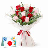  Heartfelt Blooms Roses Boquuet