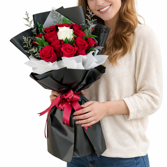 Flower Crush Roses Hand Bouquet