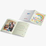 Happy Teachers' Day Rainbow Personalised Greeting Card