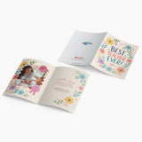 Best Teacher Ever Floral Personalised Greeting Card