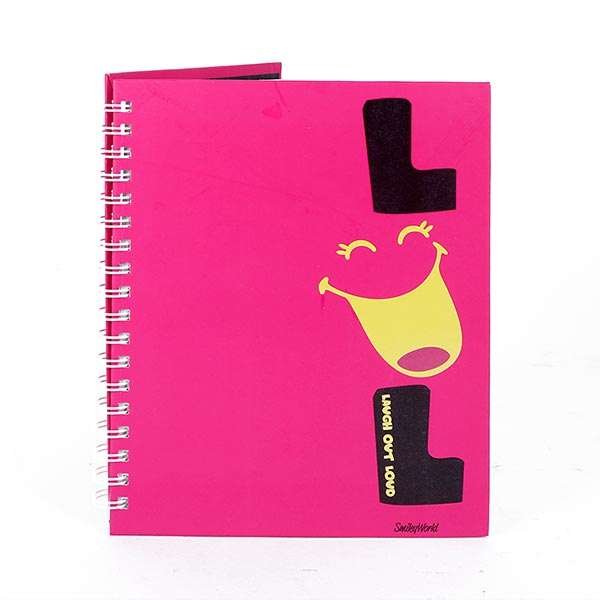 Bright Pink Spiral Notebook