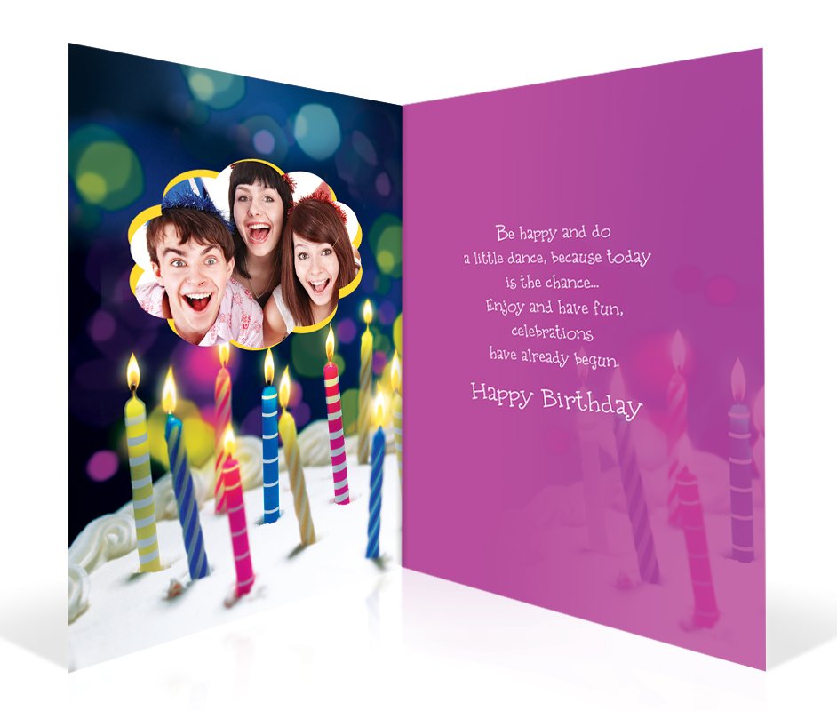 Birthday Is Here Personalised Card