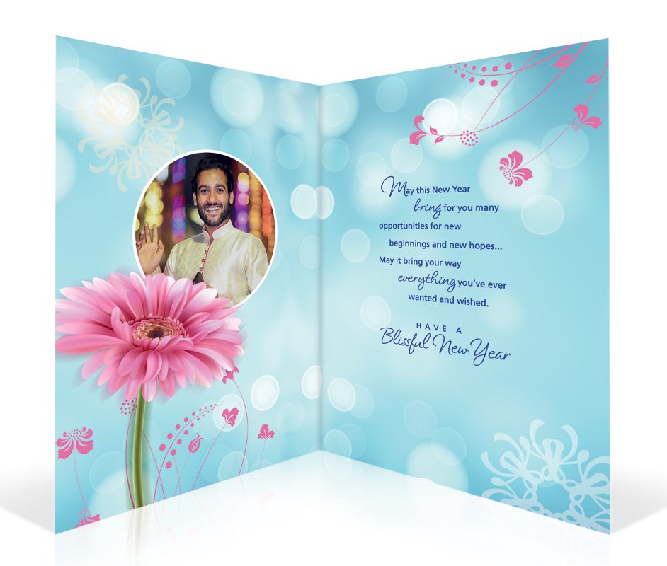 Greetings For You On New Year Personalised Card