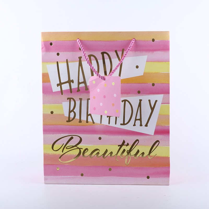 Happy Birthday Printed Paper Bags Pack Pack of 3