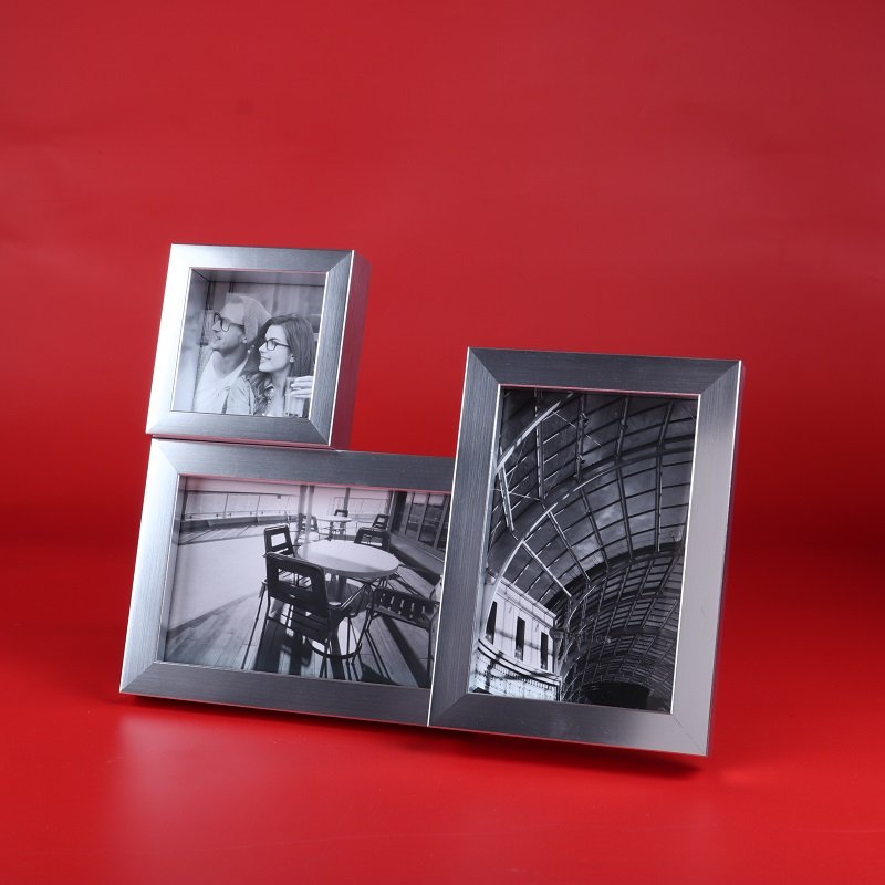 Silver Three in One Collage Photoframe