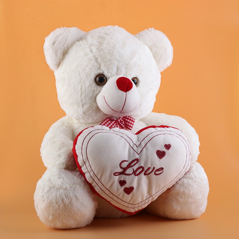 Sweetheart White Teddy Soft Toy 50cm