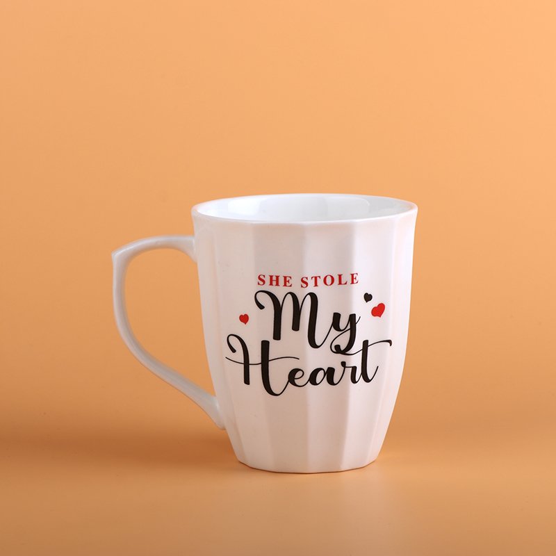 Stole My Heart And His Last Name Quote Mug Set