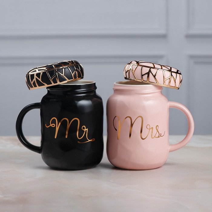 Life Every Day Mr and Mrs Ceramic Mug