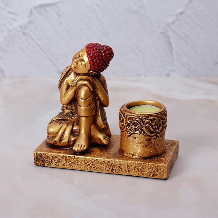 Candle Stand with Buddha