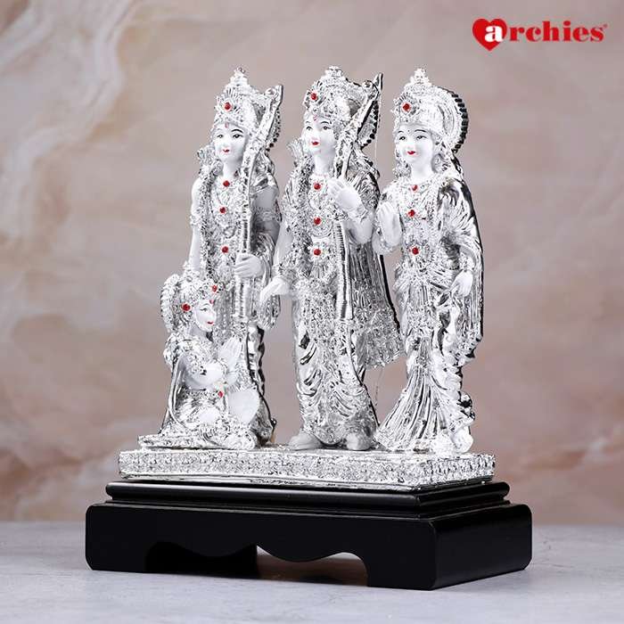 Silver Ram Darbar For Your Home Temple