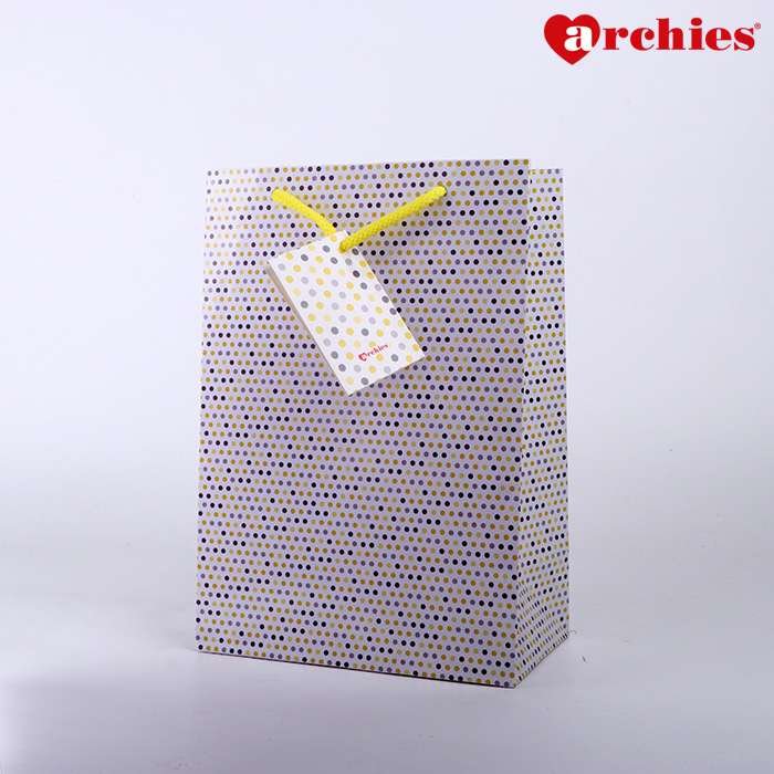 Archies Polka Dots Paper Bag Pack of 3