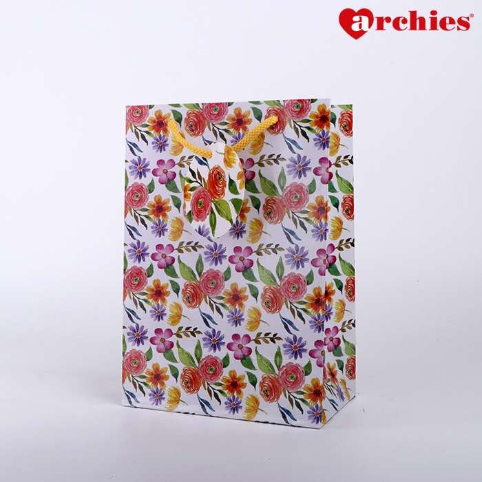 Archies Oh So Flowers Paper Bag Pack of 3