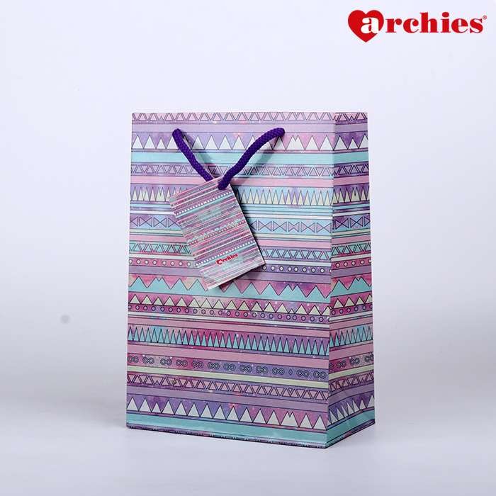 Archies Multiple Pattern Paper Bag Pack of 3