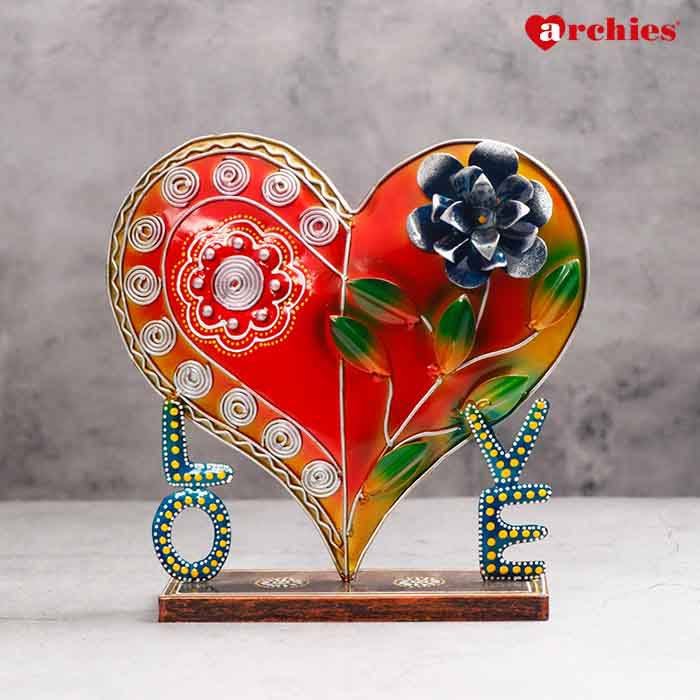 Desi Archies Exquisite Romantic Heart  Showpiece