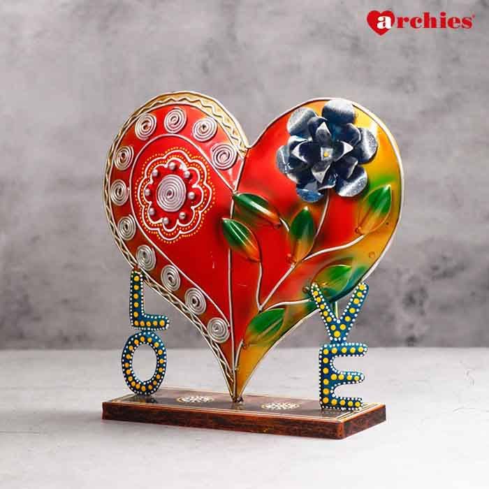 Desi Archies Exquisite Romantic Heart  Showpiece