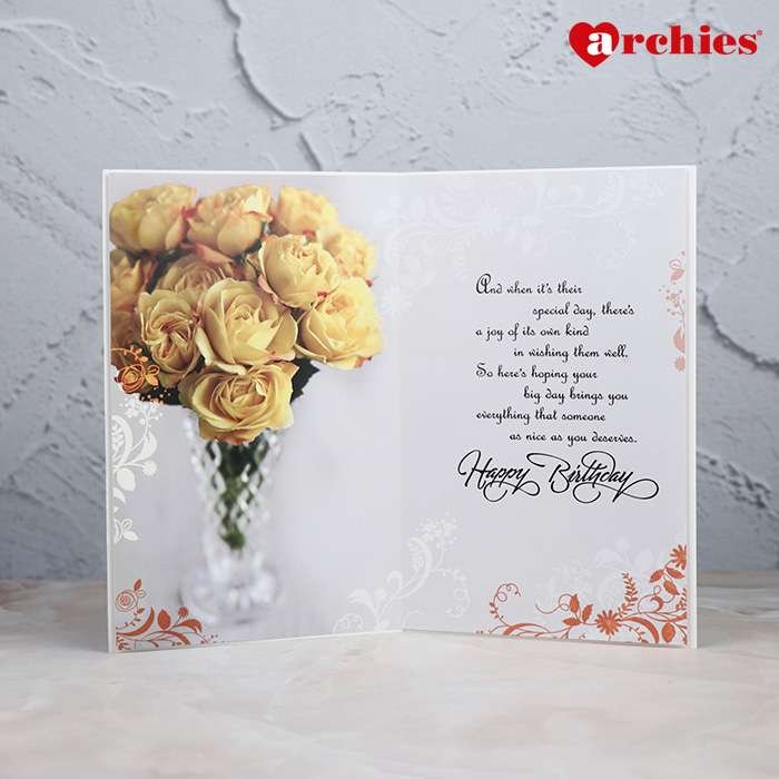 Archies Celebrating You On Your Birthday Greeting Card