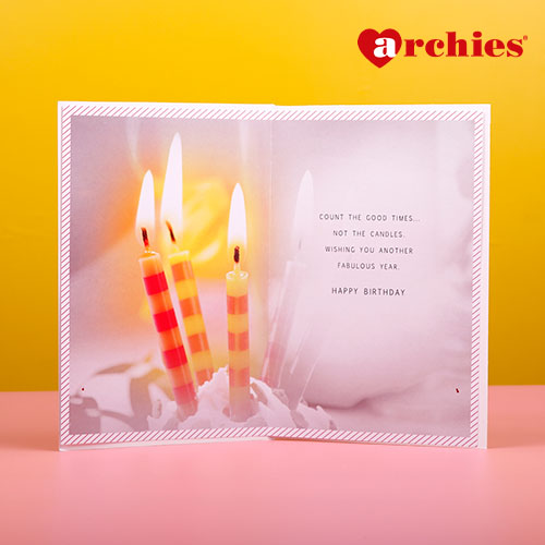 Archies Wishing You A Happy Birthday Greeting Card