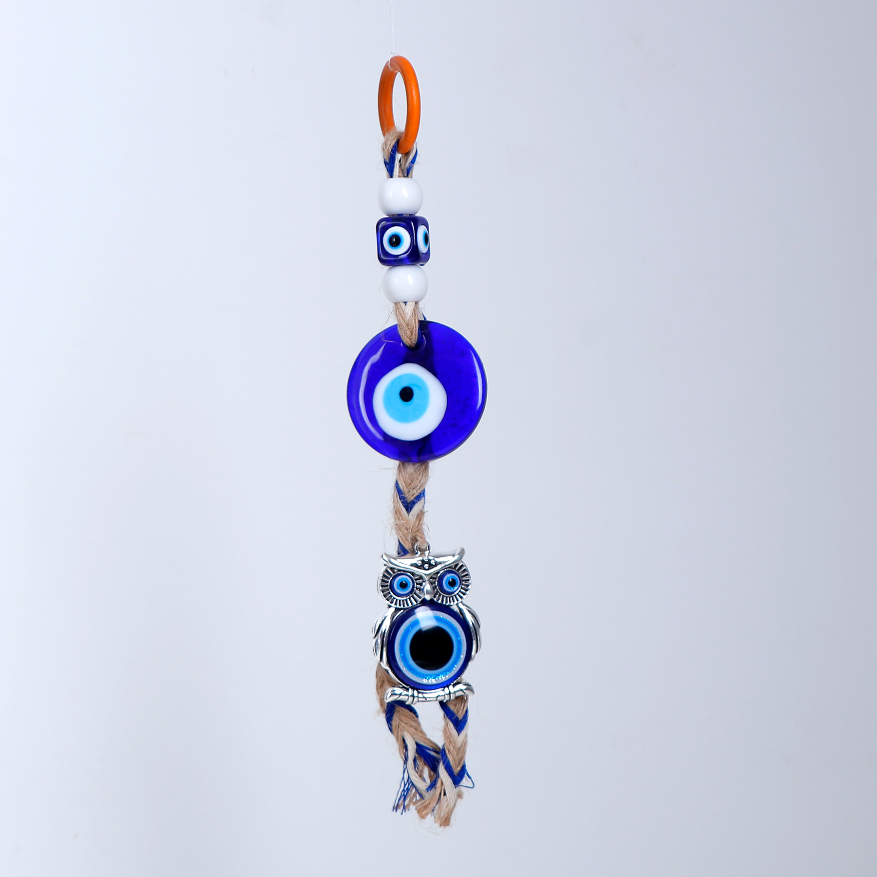 Charming Owl Evil Eye Hanging