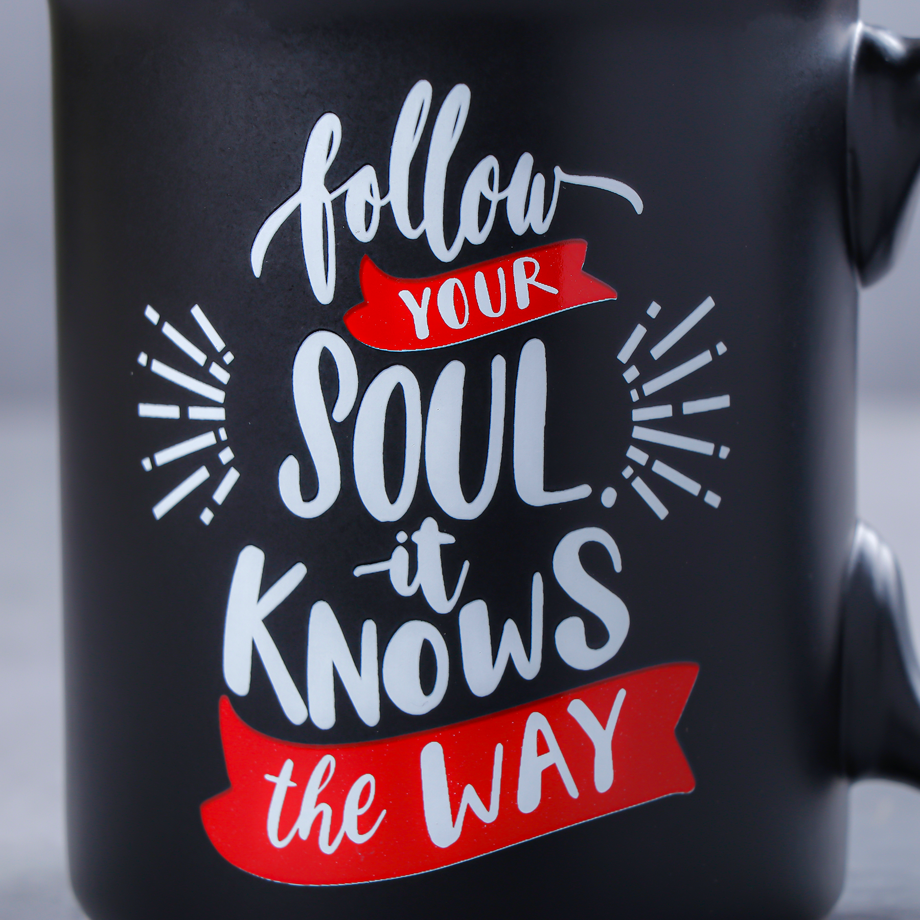 Follow Your Soul Quotation Corporate Mug