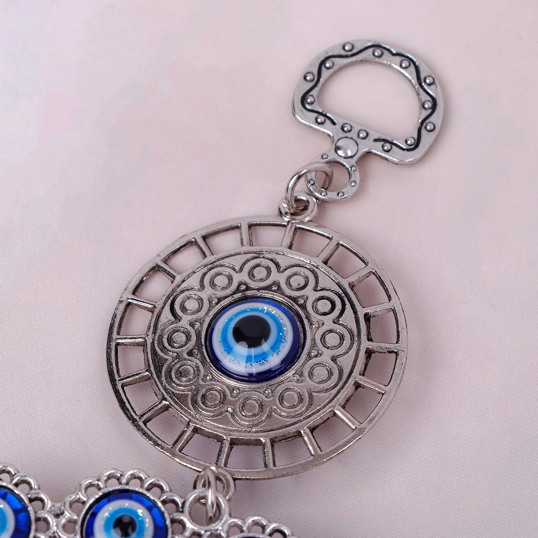 Charming Evil Eye Hanging Clock