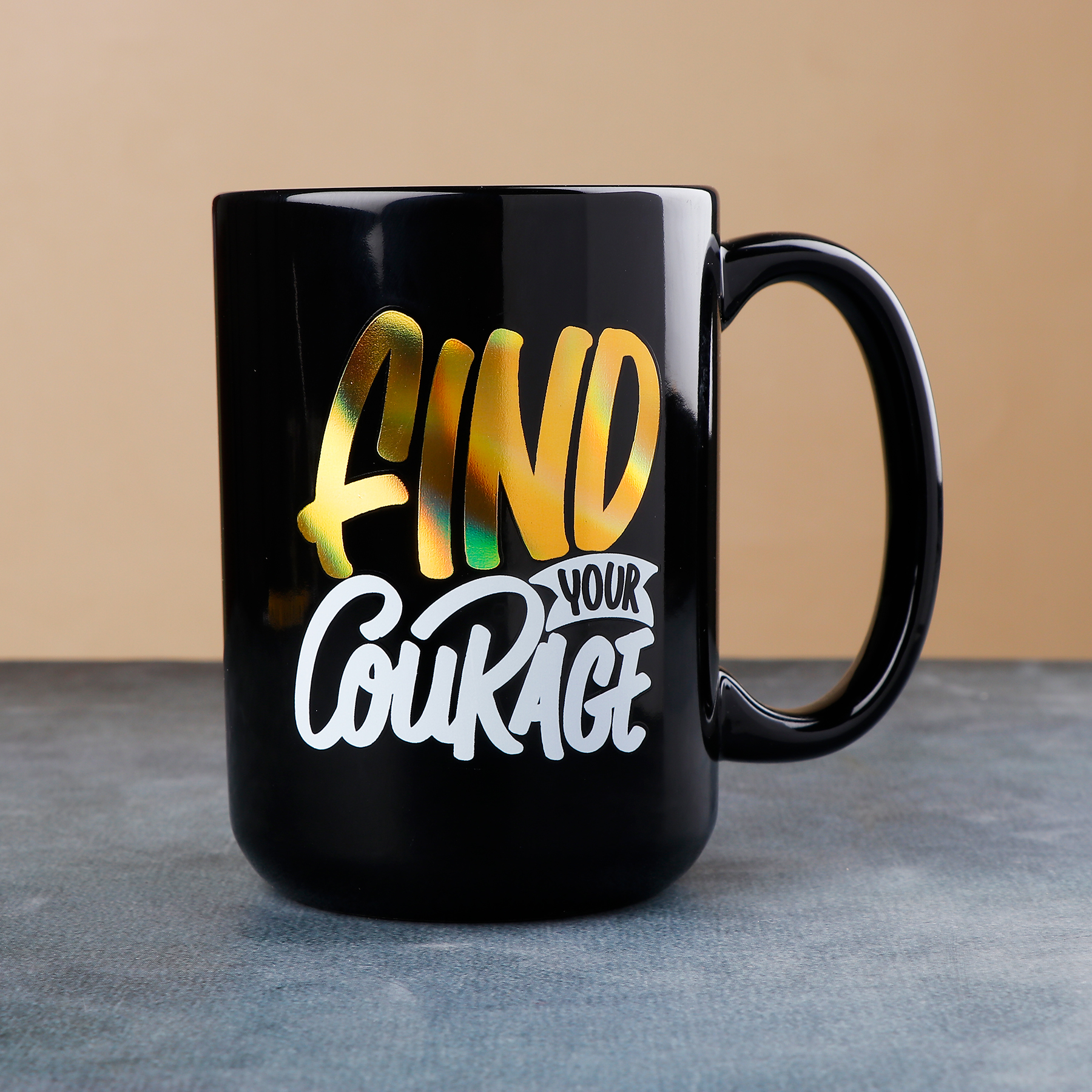 Find Your Courage Ceramic Coffee Mug