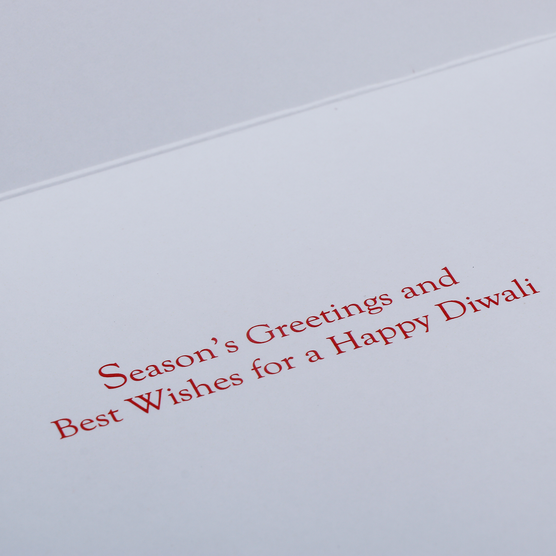 Wishes For Diwali Season's Greeting Card Pack of 10