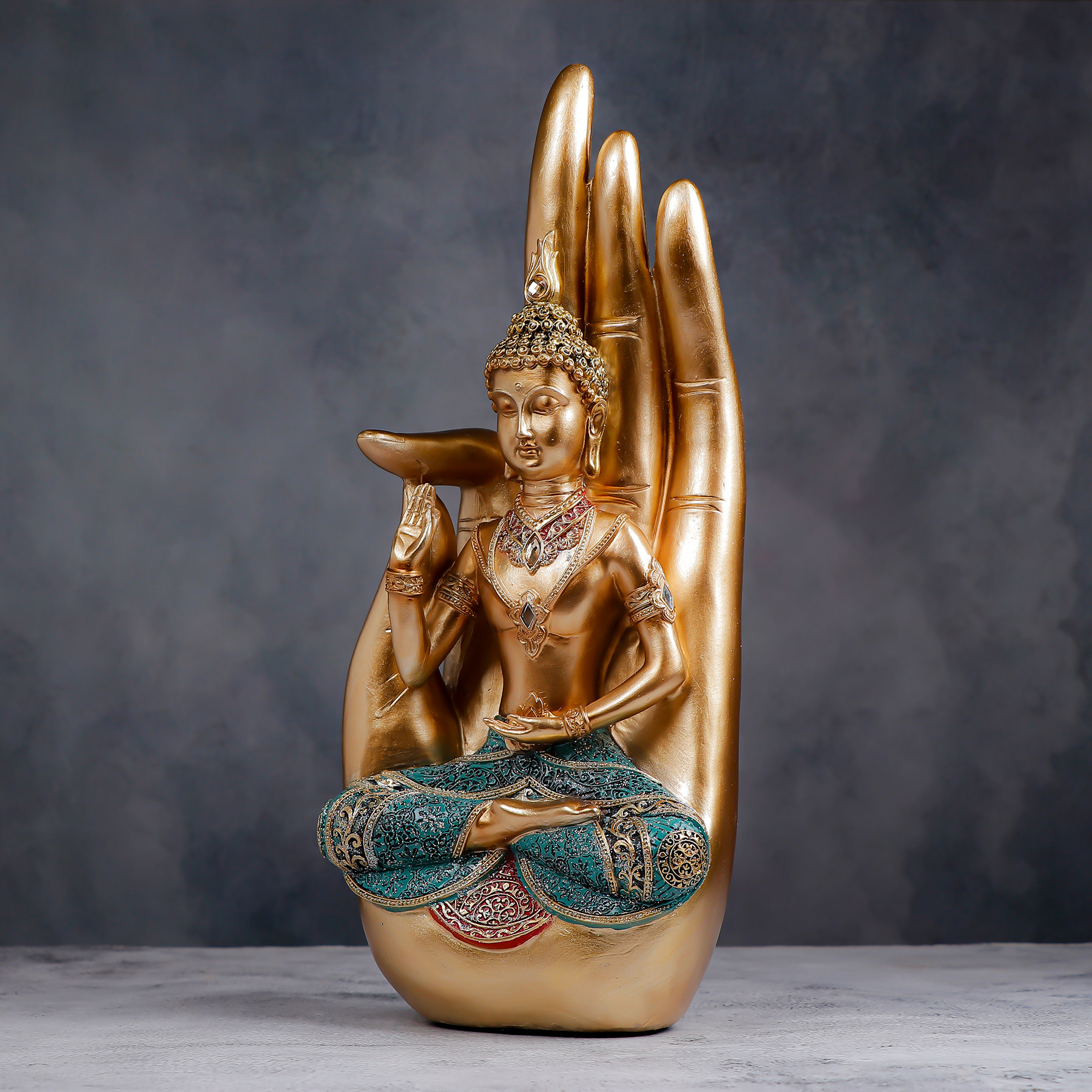 Meditating Peaceful Buddha Sculpture