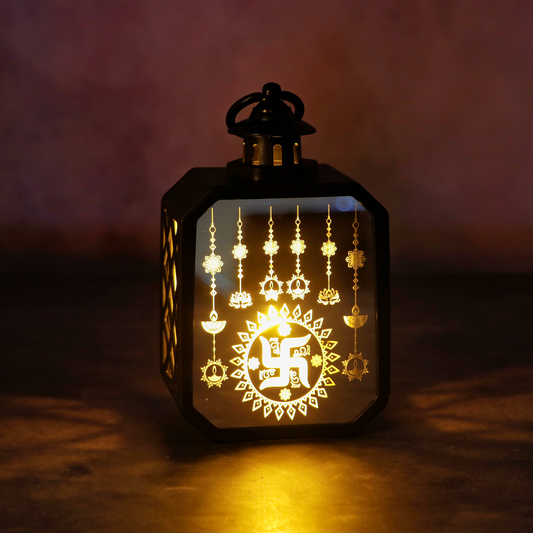 Eternal Blessings Swastik Lamp