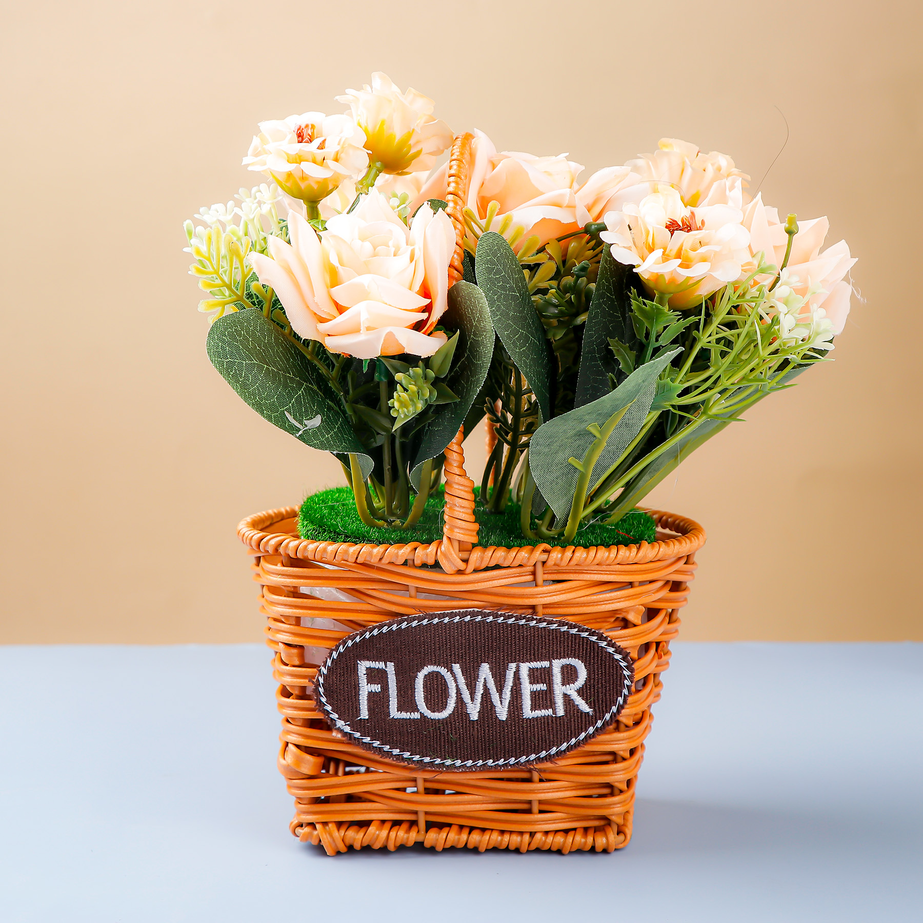 Roses Artificial Flower Basket