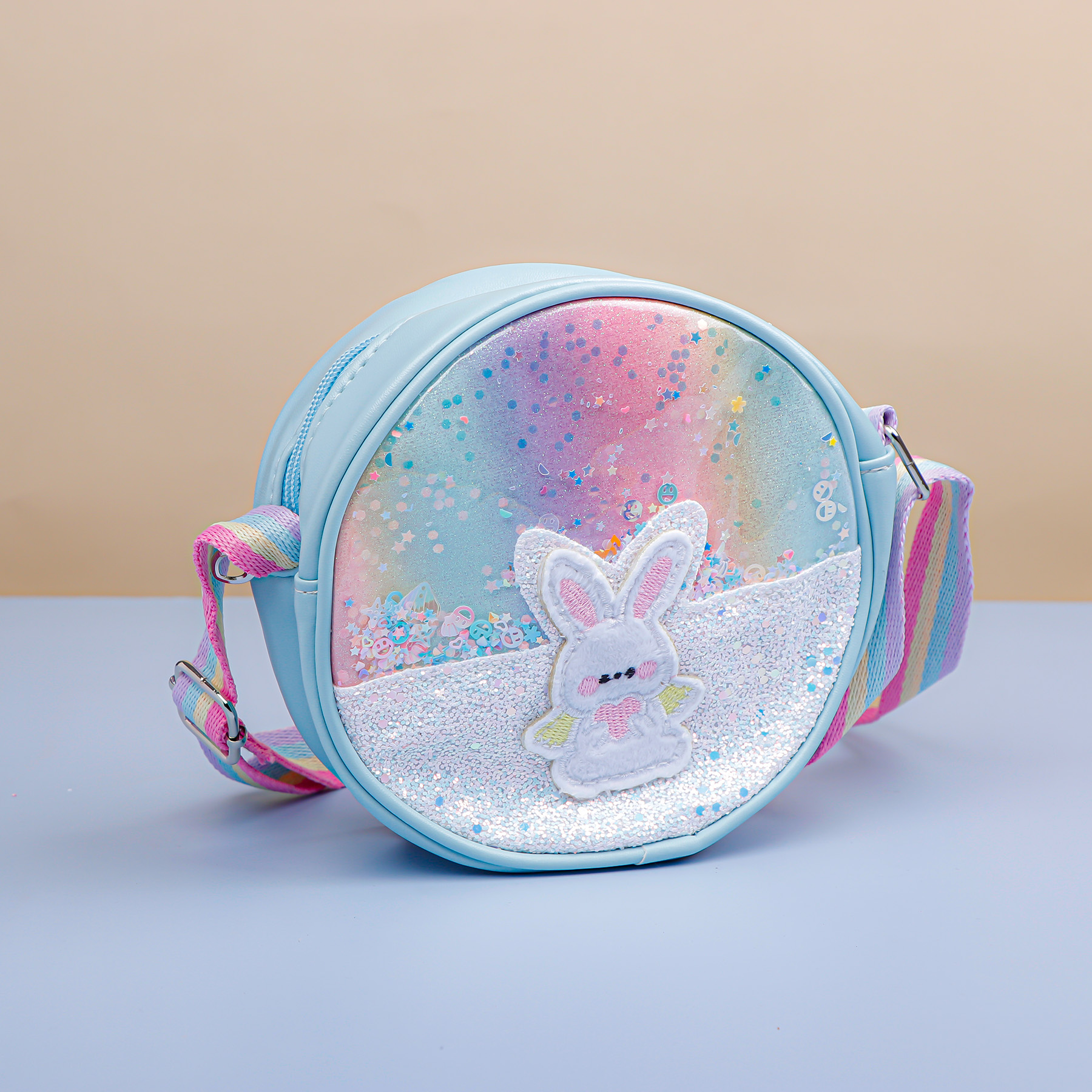 Glimmering Bunny Sling Bag