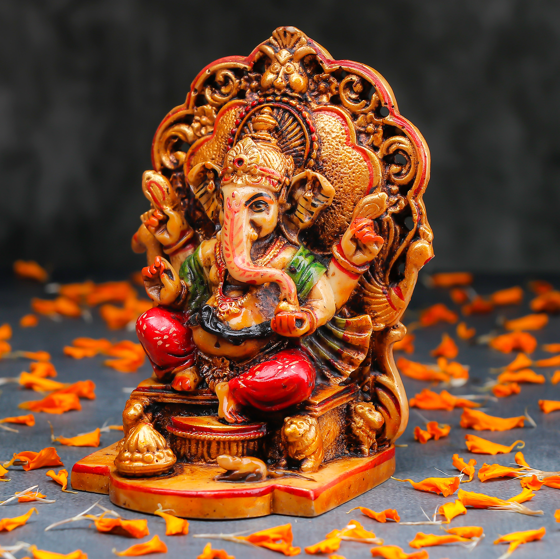 Golden Grace Ganpati