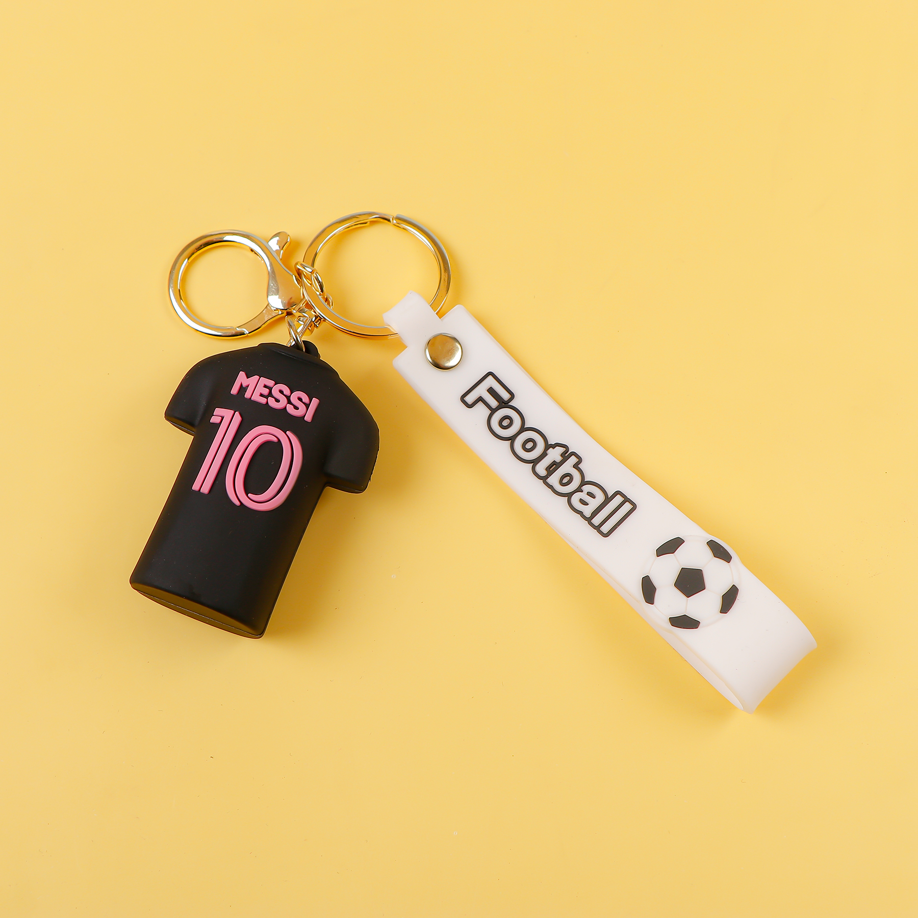 Football Messi Black Jersey XBTO Keychain