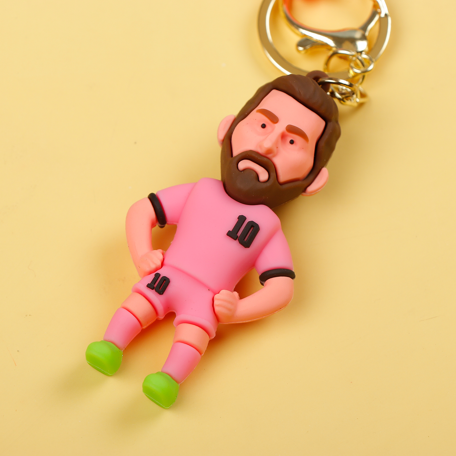 Football Messi XBTO Pink Keychain