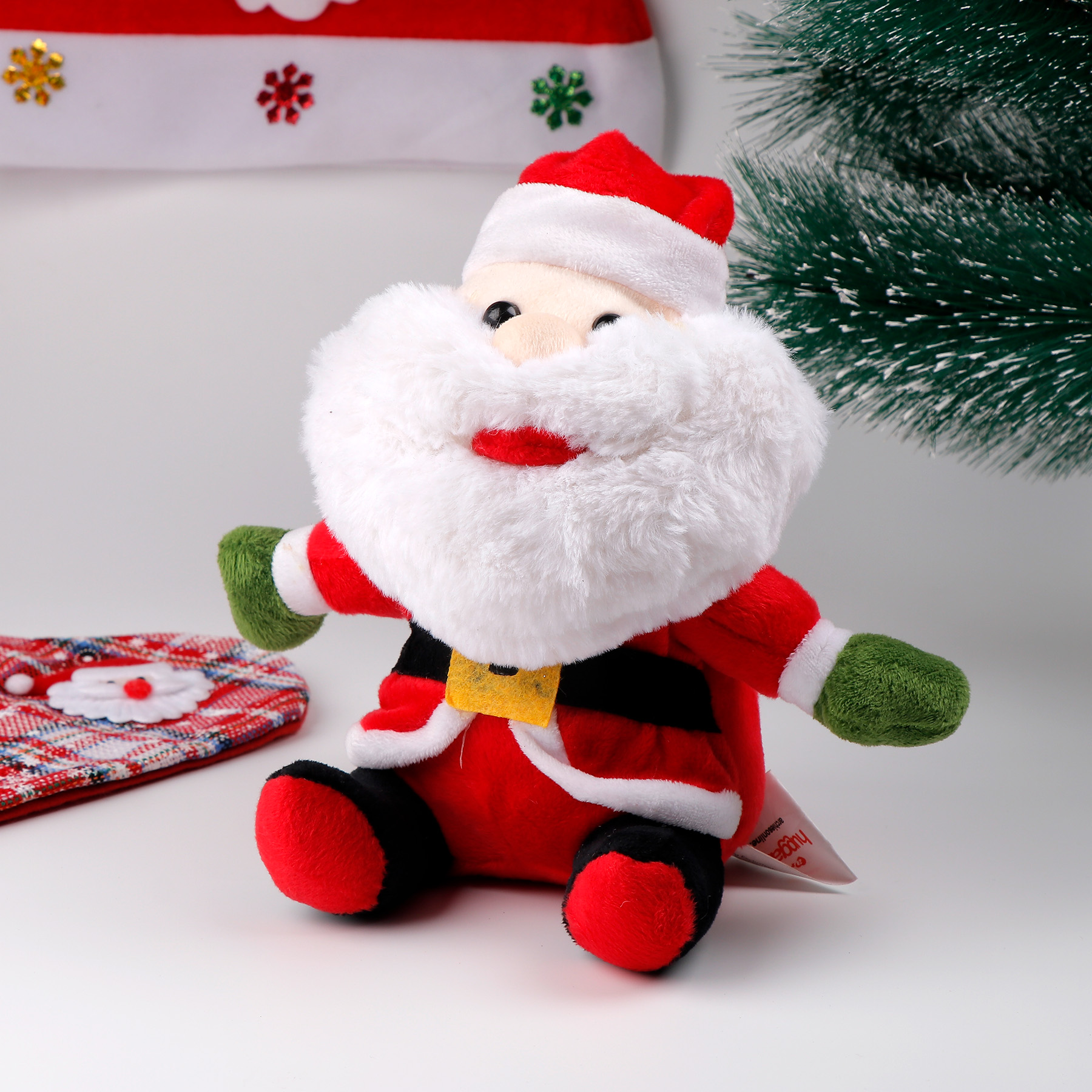 Merry Christmas Santa Soft Toy 18 CM