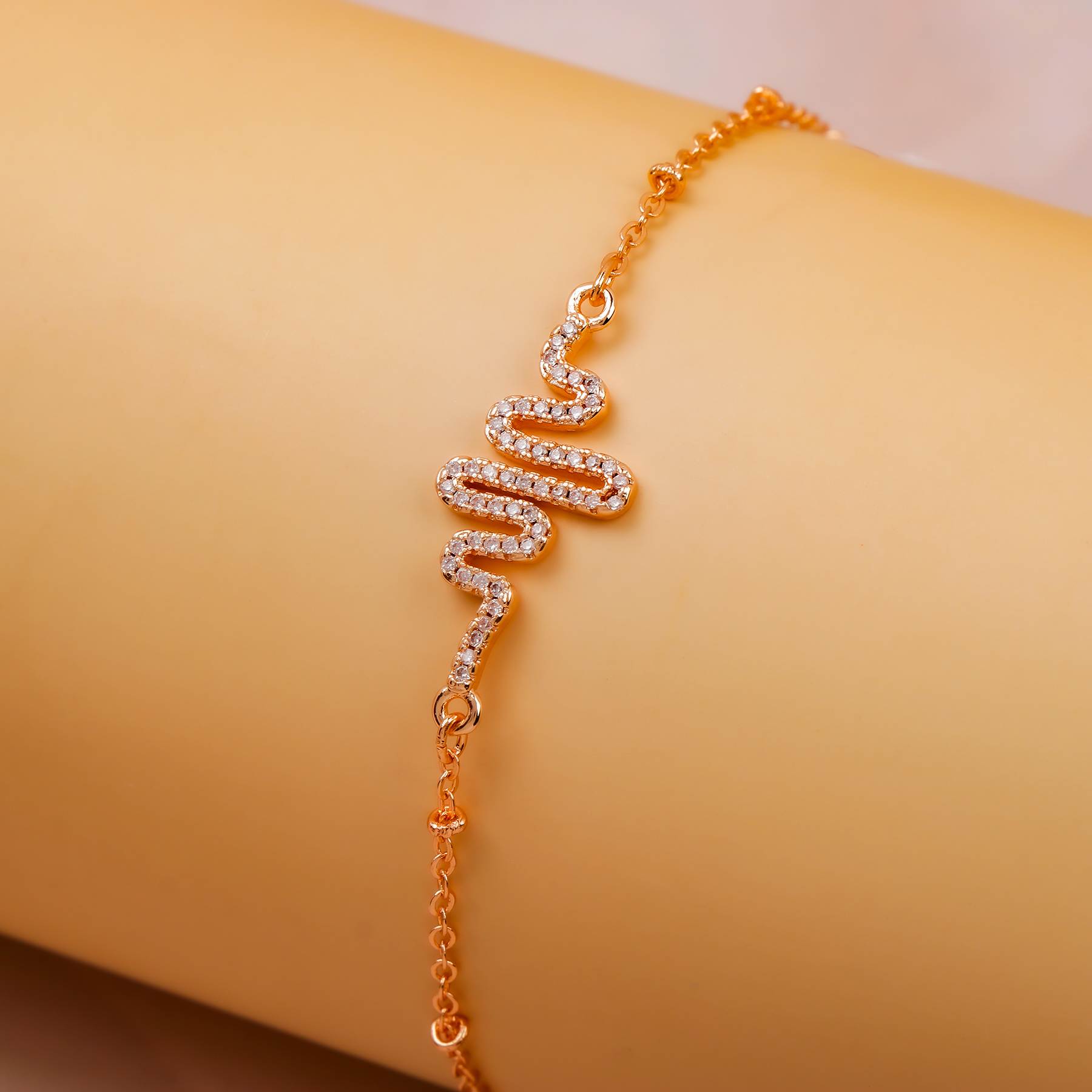 Heartbeat Charm Bracelet