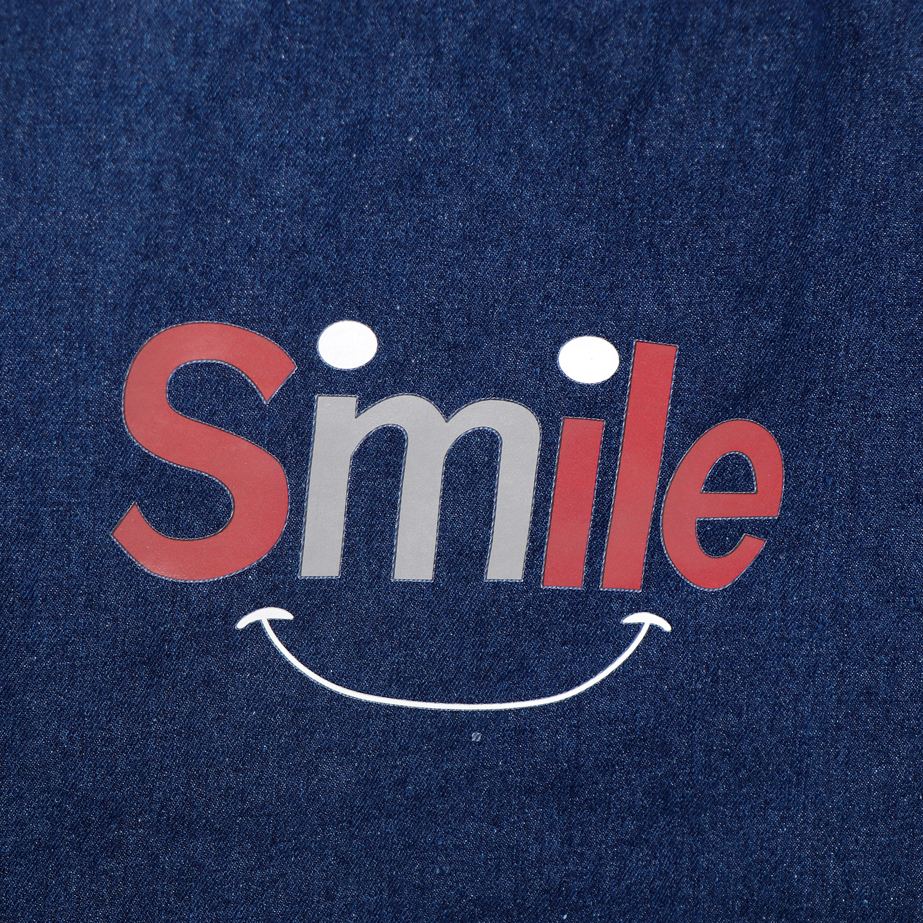 Smile Quoted Tote Bag