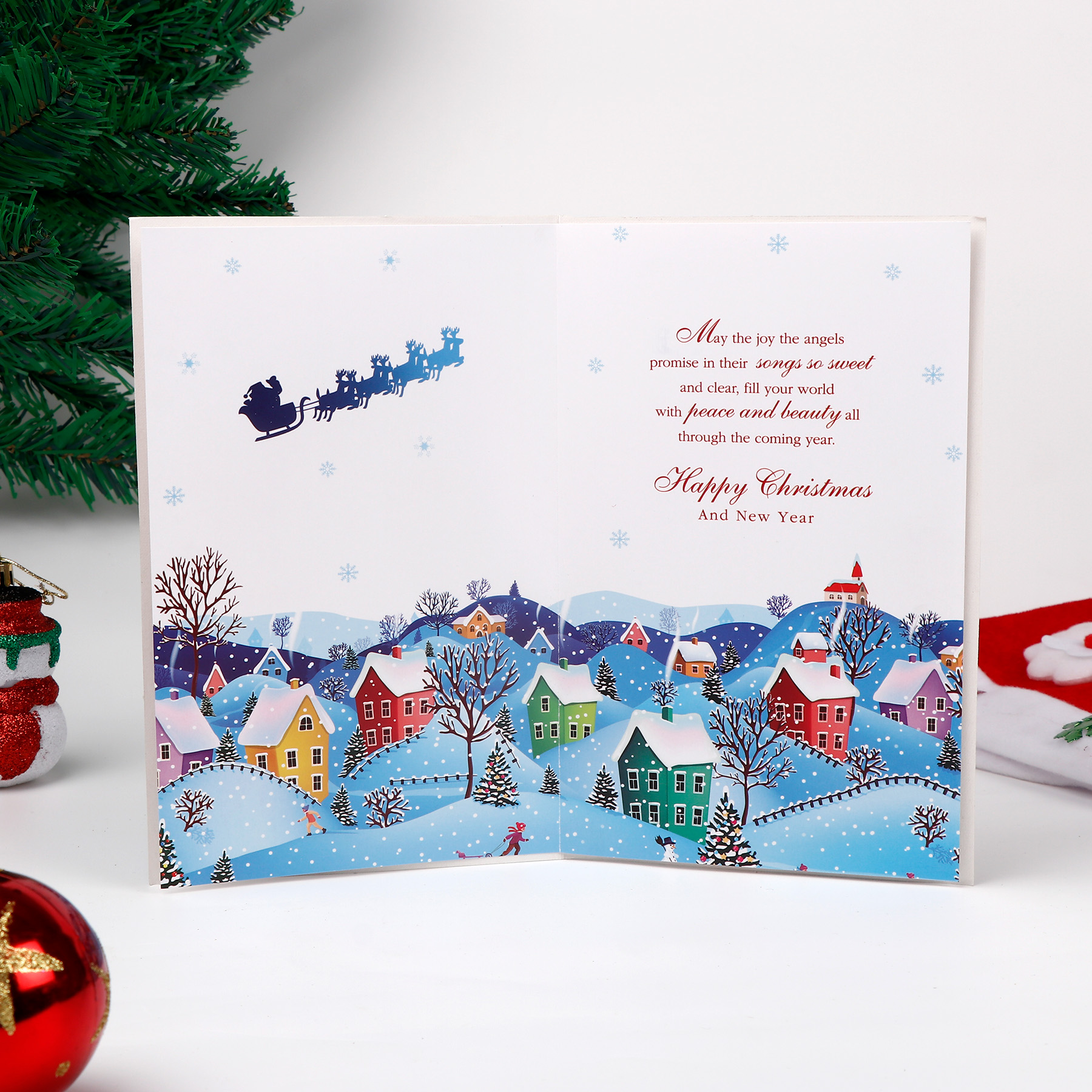 Winter Frost Christmas Greeting Card Pack of 6