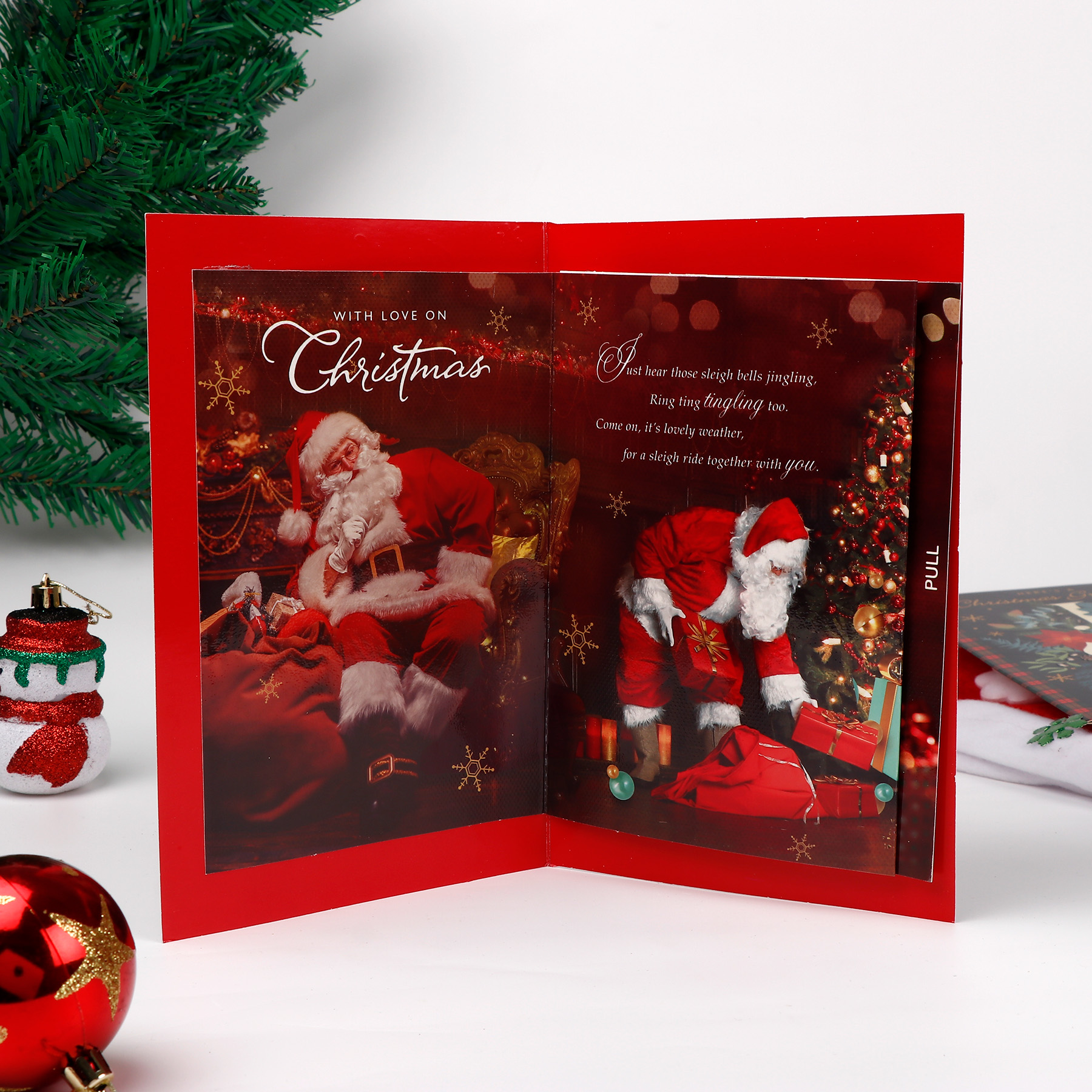 Santa is Coming Christmas Greeting Card Pack of 6