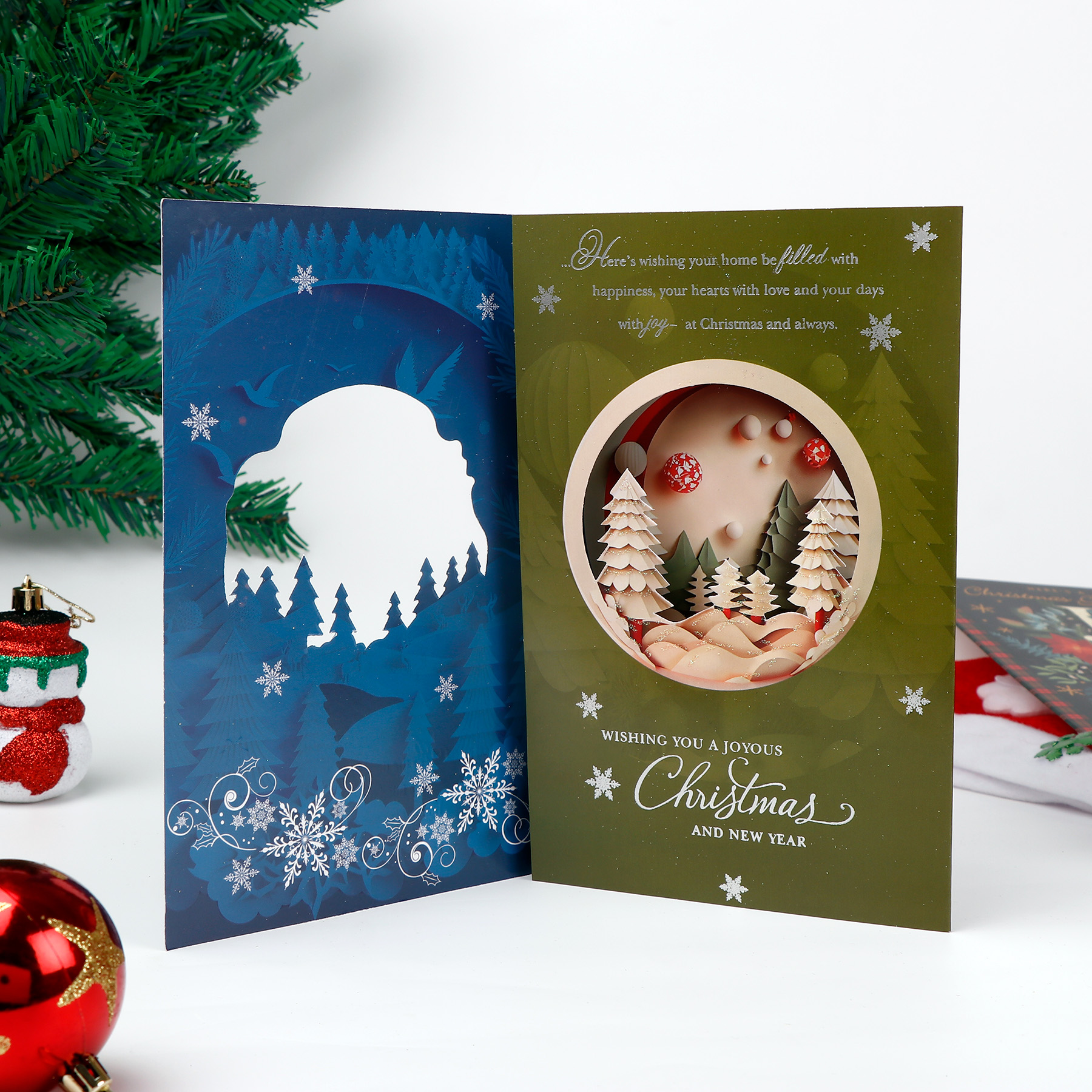 For Sweet Christmas Greeting Card Pack of 6