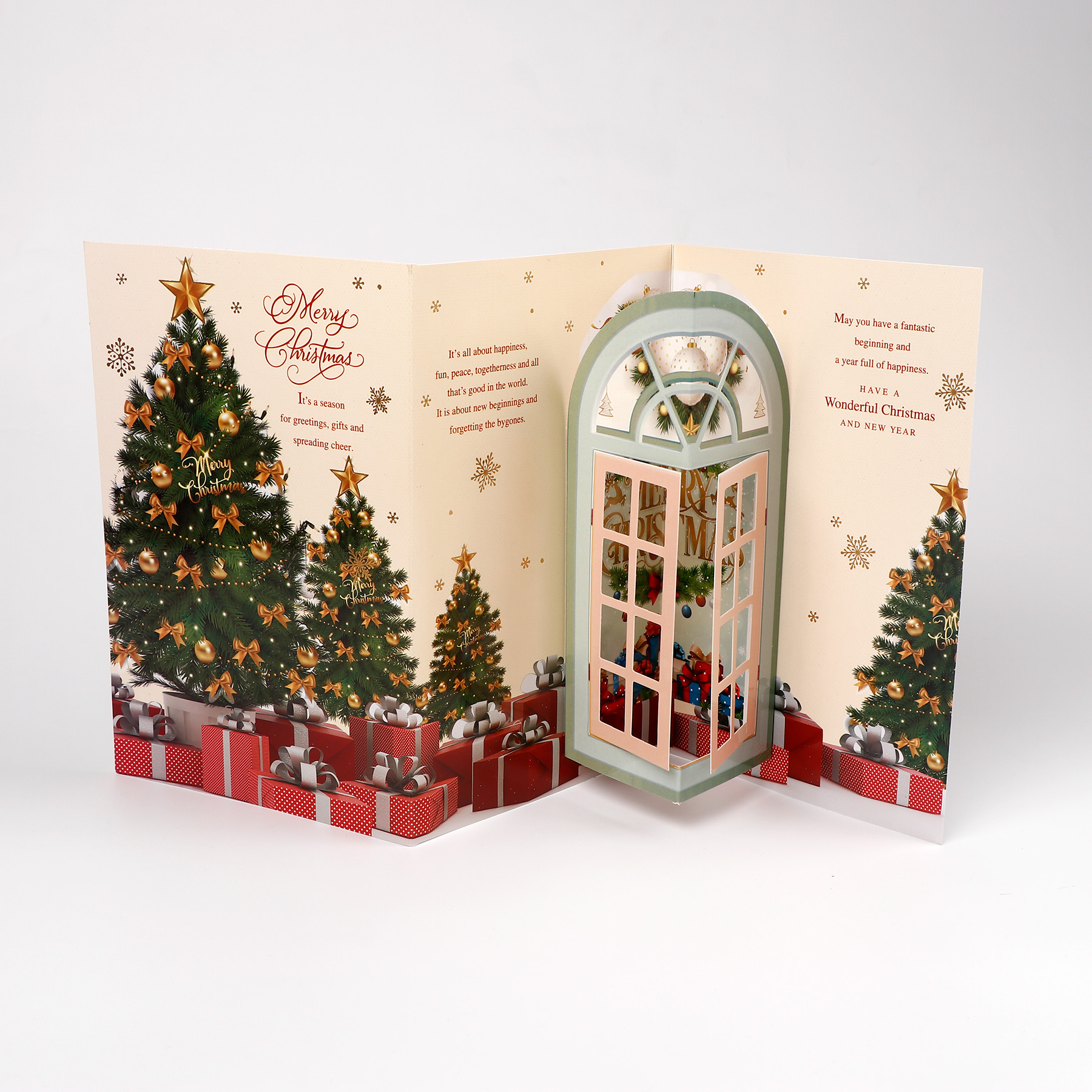 Merry Christmas Greeting Card Pack of 6