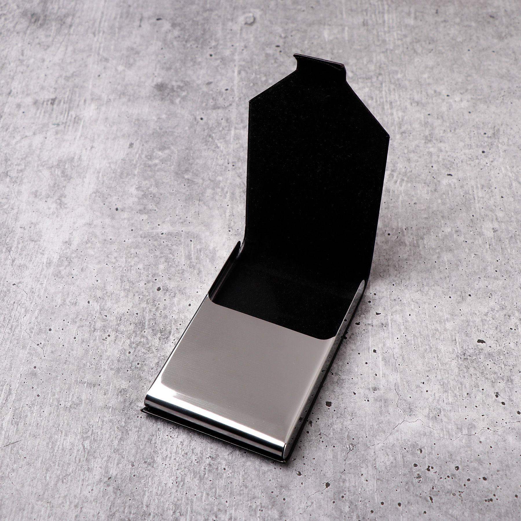 Silver Tint Sleek Card Holder