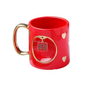 Red Theme Ceramic Coffee Mug