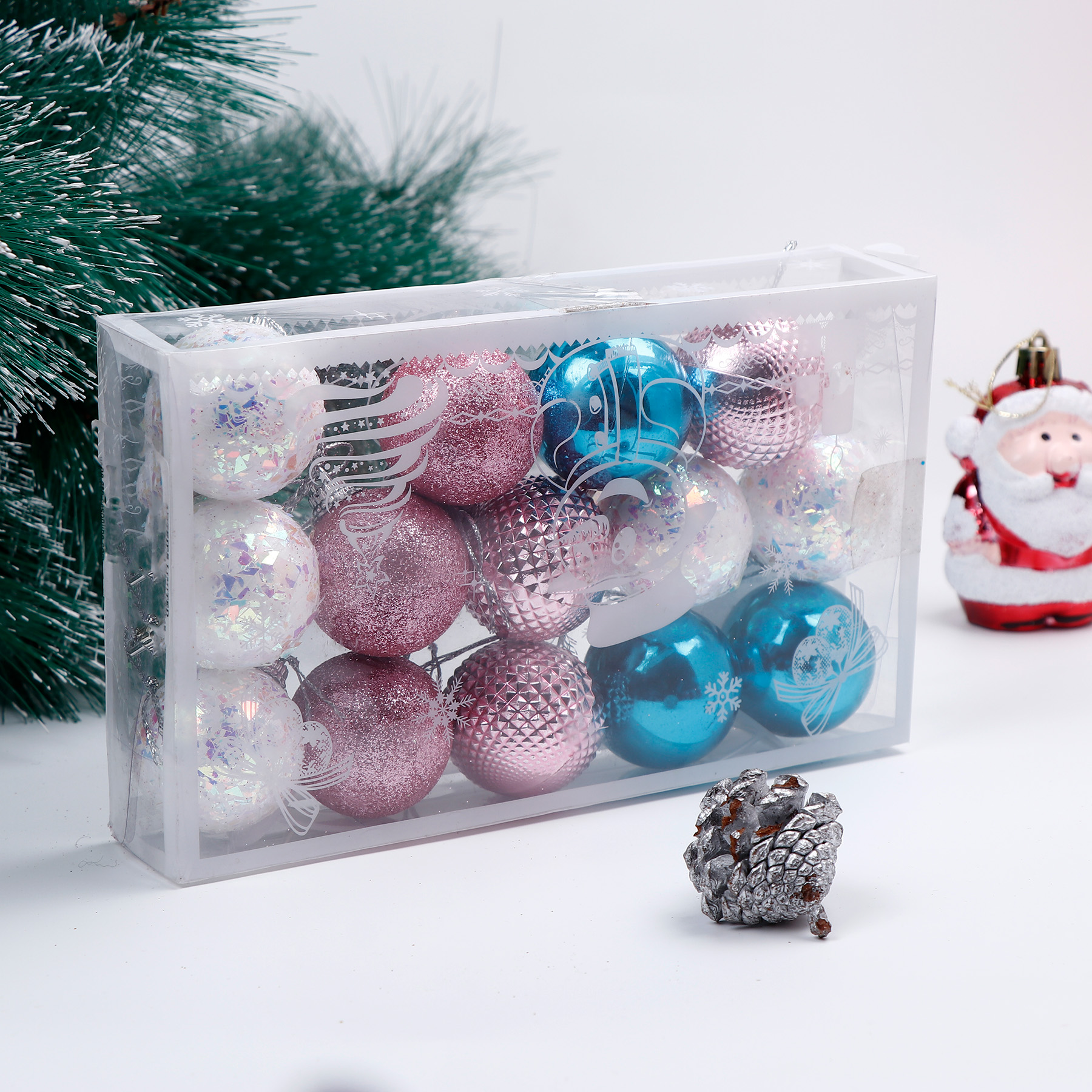 Sparkling Christmas Hanging Ornaments