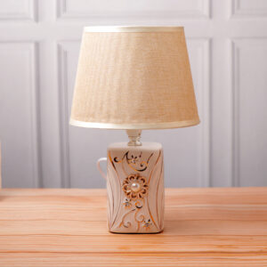 White Royalty Ceramic LED Table Lamp